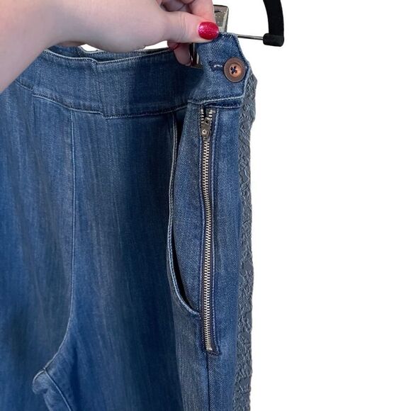 Pilcro- Women’s Denim Wide-Leg Pant Matching Set, Size 14 Altered - Picture 12 of 16